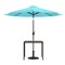 Flash Furniture Faux Teak 35" Patio Table-Tan Umbrella & Base XU-DG-UH8100-UB19BTL-GG - alternate 7